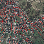 Map of the fecal sewers in Bogovinje, Tetovo